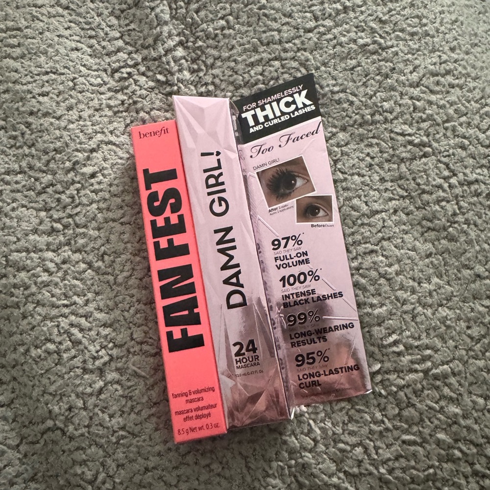 Too Faced Damn Girl! Mascara - Benefit FanFest Mascara Bundle